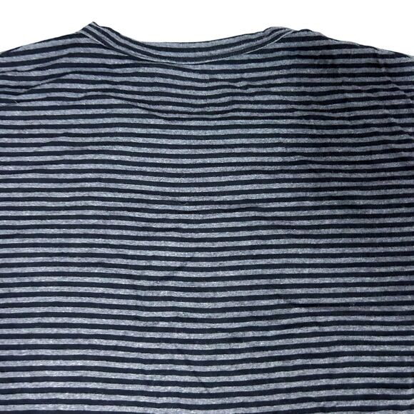Foreign‎ Rider Co. Gray Striped Tee Shirt T-Shirt Size 4 Made in Canada Casual - Picture 6 of 8